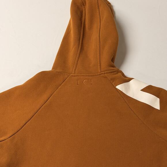 Zyia Brown Active crop hoodie women size S pullover sweatshirt Logo Gym Training - Picture 5 of 11